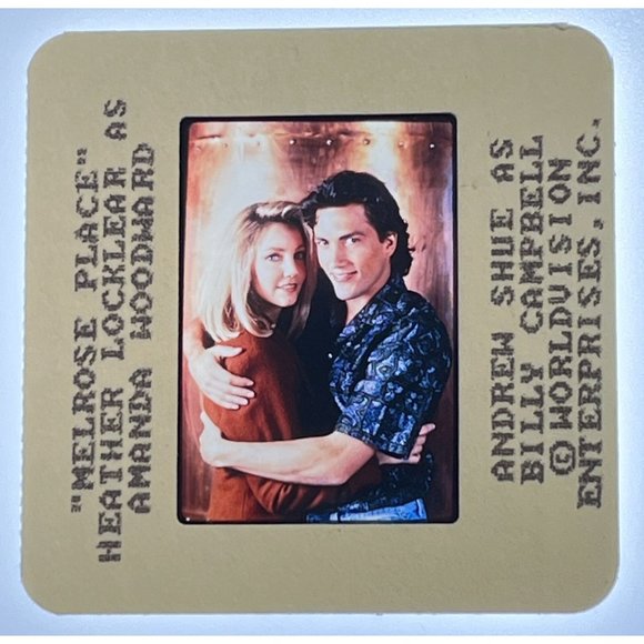 Melrose Place Original 35MM Press Kit Slide Heather Locklear Andrew Shue - Picture 3 of 4